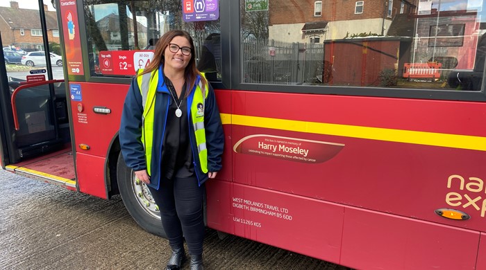 National Express West Midlands names No.11 bus in honour of Harry Moseley as the Birmingham Walkathon returns