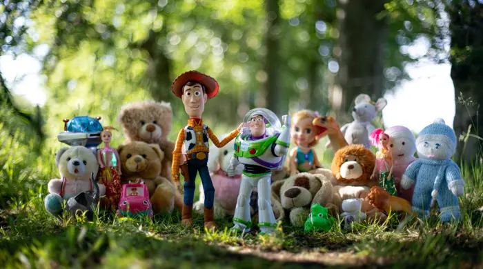 Buzz And Woody With Toys