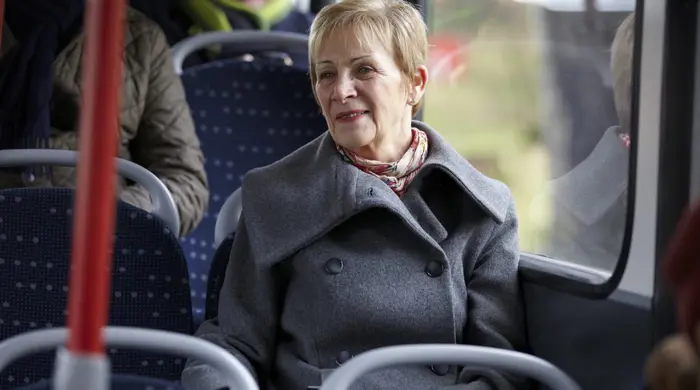 Senior Bus Passenger