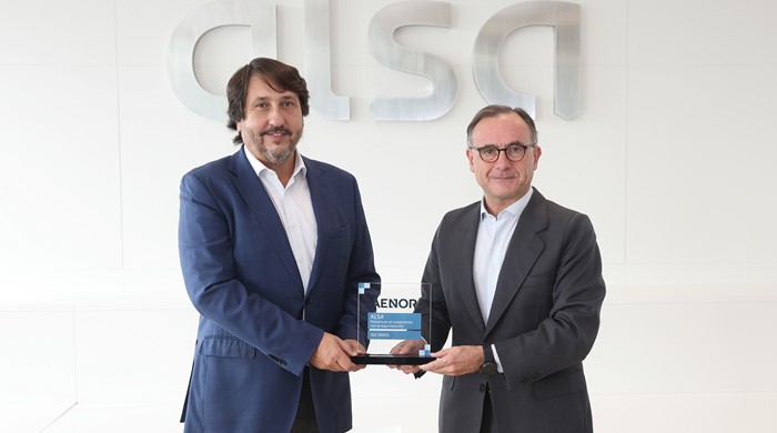 Alsa celebrates the 10th anniversary of receiving the first road safety certificate from AENOR