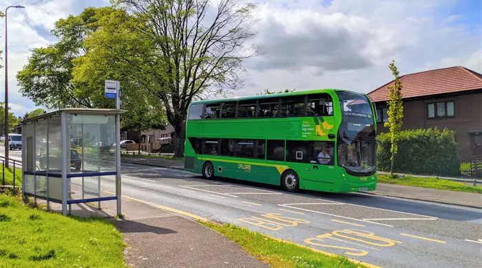 Emerald And Bus Stop