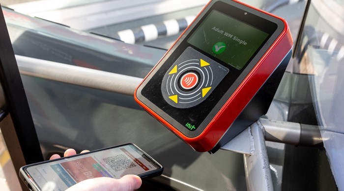 National Express West Midlands introduces UK’s largest on-bus ticket scanning program