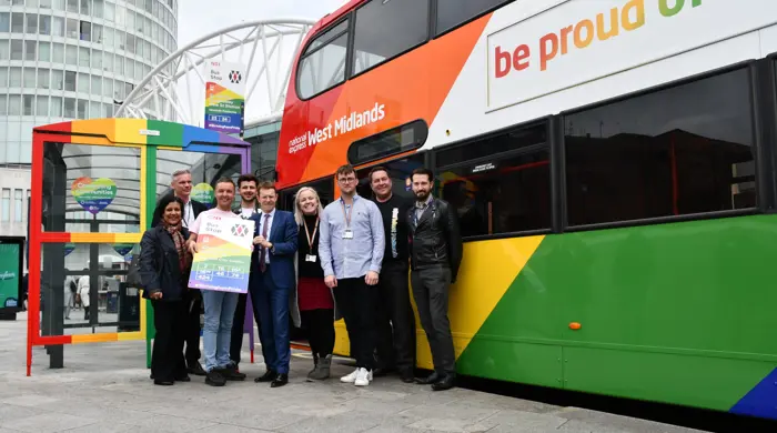 Birmingham Pride Bus Launch 2019