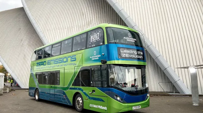 ADL Zero Emission Bus In COP26 Blue Zone (Resized)