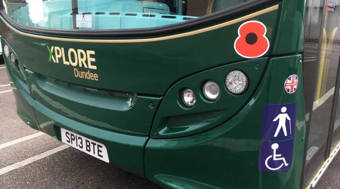 Poppy Bus Close Up Nov 2018