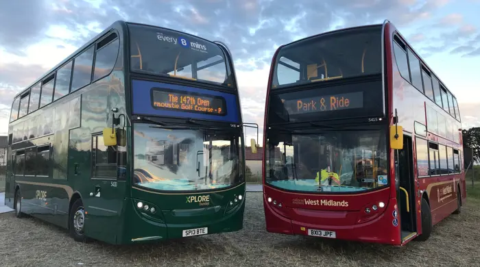 2 Buses Face On