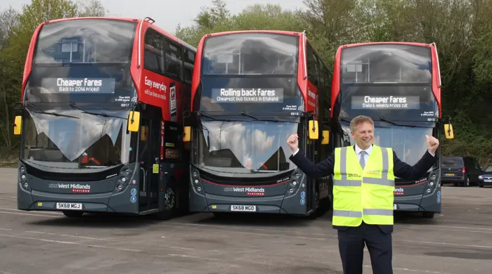 Grant Shapps And 3 Buses 29 April 2021