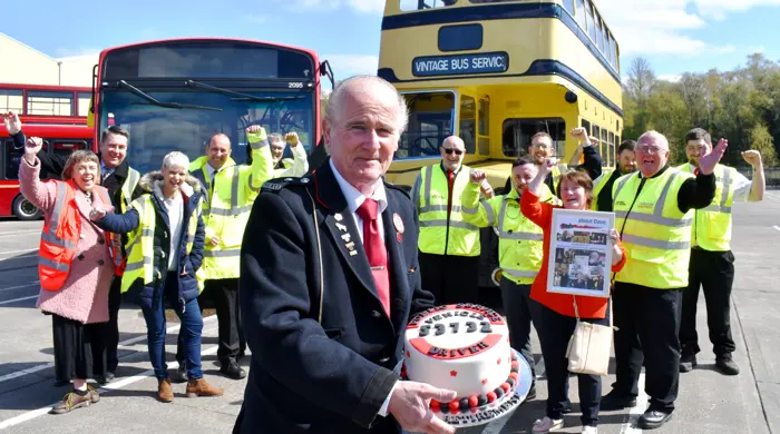April 2019 Dave Gerrard With Family, Friends And Colleagues