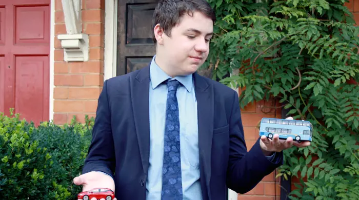 Boy With Toy Cars